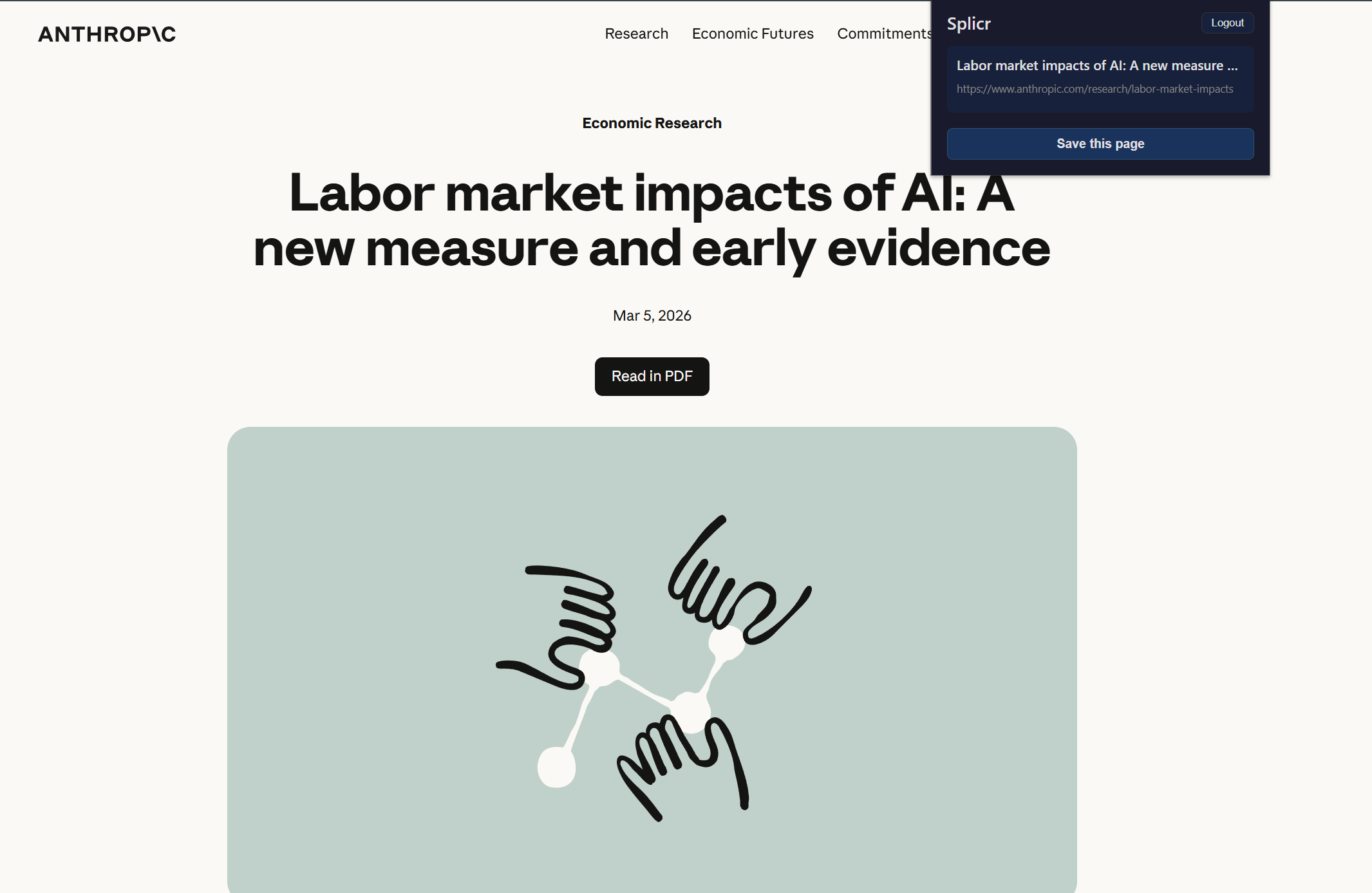 Splicr browser extension